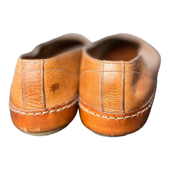 Maraolo Italian Leather Flats Loafer Womens US 8.5 EUR 39 Brown - Picture 4 of 10